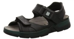 Mephisto Shark Fit Sandale Schwarz
