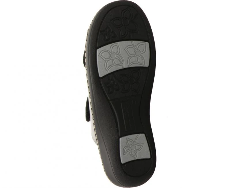 Hickersberger 5119 Pantolette Platin Metal – Bild 5